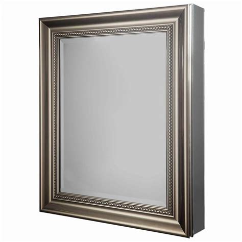 Frame Medicine Cabinet Brushed Nickel 